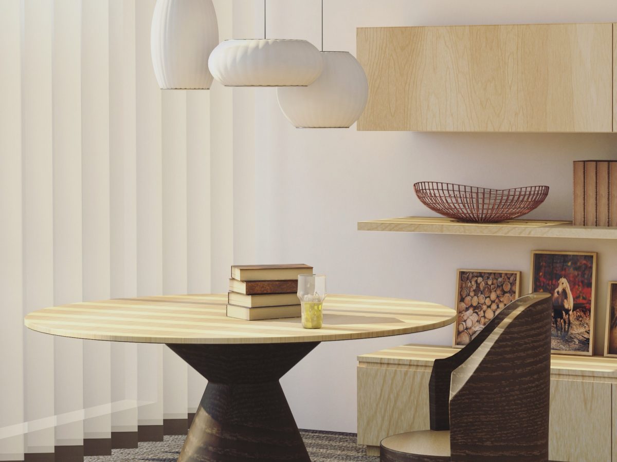 table lampes et chaise design